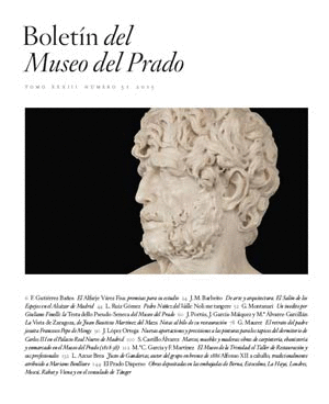 BOLETÍN DEL MUSEO DEL PRADO REVISTA TOMO XXXIII Nº 15 2015