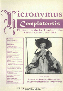 HIERONYMUS COMPLUTENSIS Nº 3 ENERO-JUNIO 1996 REVISTA
