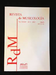 REVISTA DE MUSICOLOGÍA, VOL. XLIII. Nº 1 -SEDEM