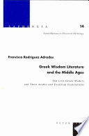 GREEK WISDOM LITERATURE AND THE MIDDLE AGES