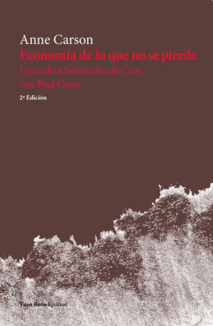 ECONOMIA DE LO QUE NO SE PIERDE - NE