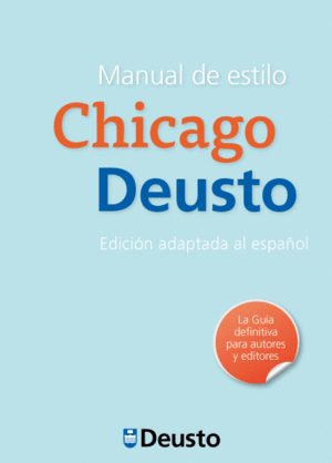 MANUAL DE ESTILO CHICAGO-DEUSTO