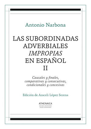 LAS SUBORDINADAS ADVERBIALES IMPROPIAS EN ESPAÑOL