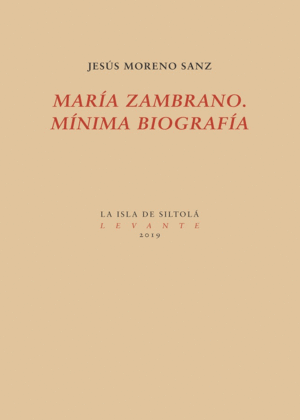 MARÍA ZAMBRANO. MÍNIMA BIOGRAFÍA