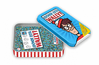 DONDE ESTA WALLY. CAJA METÁLICA