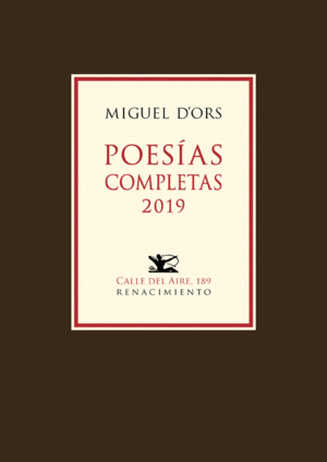 POESÍAS COMPLETAS 2019