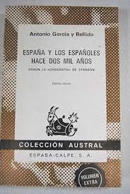 ESPAÑA Y LOS ESPAÑOLES HACE DOS MIL AÑOS