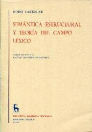 SEMANTICA ESTRUCTURAL Y TEORIA CAMPO LEX