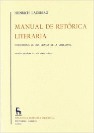 MANUAL RETORICA LITERARIA VOL. 1