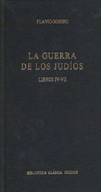 GUERRA DE LOS JUDIOS LIBROS I-III