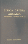 LIRICA GRIEGA ARCAICA (POEMAS CORALES Y