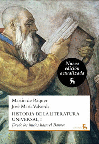 HIST.DE  LA LITERATURA UNIVERSAL 1 (DESDE LOS INICIOS HASTA EL BARROCO
