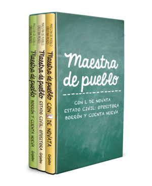 ESTUCHE MAESTRA DE PUEBLO TRES TOMOS