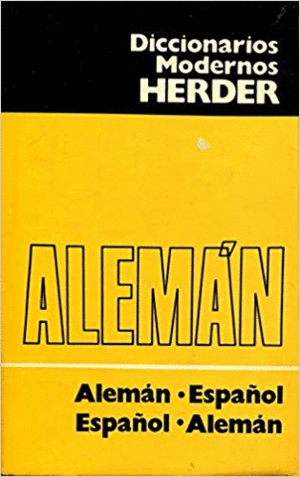 DICCIONARIO ALEMÁN-ESPAÑOL, ESPAÑOL-ALEMÁN