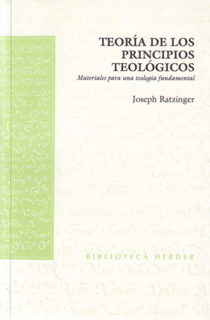 TEORIA DE LOS PRINCIPIOS TEOLOGICOS