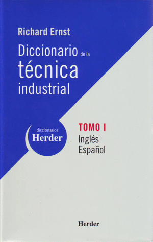 INGLES DIC. ERNST TEC .INDUSTRIAL T.1