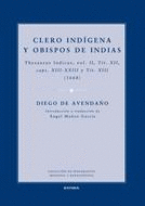 CLERO INDÍGENA Y OBISPOS DE INDIAS
