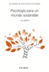 PSICOLOGÍA PARA UN MUNDO SOSTENIBLE. VOLUMEN II