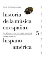HISTORIA DE LA MUSICA EN ESPAÑA E HISPANOAMERICA 5 (TAPA DURA)