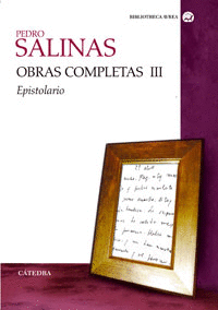 OBRAS COMPLETAS, VOLUMEN III: EPISTOLARIO