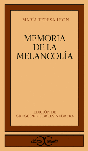 MEMORIA DE LA MELANCOLÍA