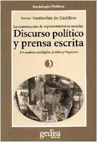 DISCURSO POLITICO Y PRENSA ESCRITA