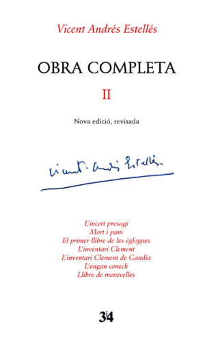 OBRA COMPLETA II   VICENT ANDRÉS ESTELLÉS (NOVA ED