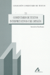 COMENTARIO DE TEXTOS INTERPRETATIVOS Y DE OPINIÓN