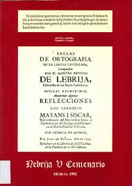 REGLAS DE ORTOGRAFÍA DE LA LENGUA CASTELLANA (ED.FACSÍMIL)
