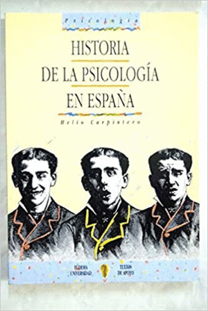 HISTORIA DE LA PSICOLOGÍA EN ESPAÑA