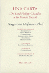  UNA CARTA. (DE LORD PHILIPP CHANDOS A SIR FRANCIS BACON)
