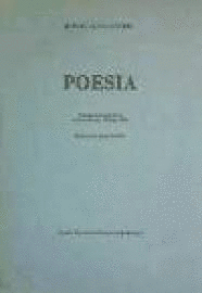 POESÍA (ALTOLAGUIRRE)