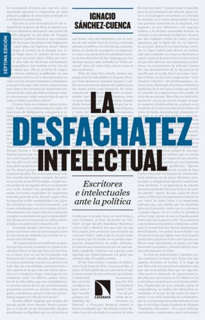 LA DESFACHATEZ INTELECTUAL (7ª ED. AMPLIADA). ESCRITORES E INTELECTUALES ANTE LA POLÍTICA