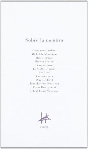 SOBRE LA MENTIRA