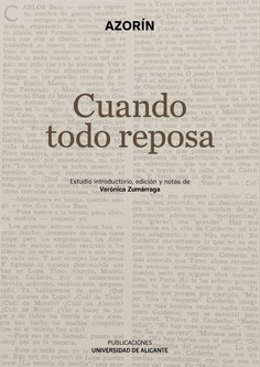 CUANDO TODO REPOSA