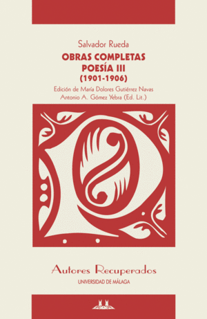 POESÍA III (1901-1906). OBRAS COMPLETAS (RUEDA)