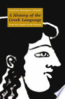 A HISTORY OF THE GREEK LANGUAGE