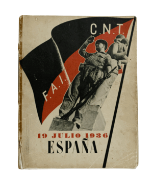 19 DE JULIO 1936. ESPAÑA. BARCELONA: OFICINAS DE PROPAGANDA CNT-FAI, 1936