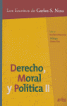 DERECHO, MORAL Y POLITICA II