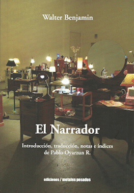 EL NARRADOR (INTROD.,NOTAS E ÍNDICE DE PABLO OYARZUN)