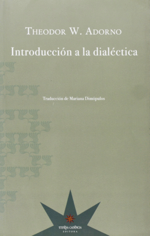 INTRODUCCIÓN A LA DIALÉCTICA