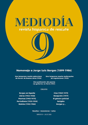 MEDIODIA. REVISTA HISPANICA DE RESCATE. 9