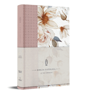 LA BIBLIA CATOLICA EDICION LETRA GRANDE TAPA DURA TELA ROSA