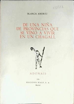 DE UNA NIÑA DE PRVINCIAS QUE SE A VIVIR EN UN CHAGALL