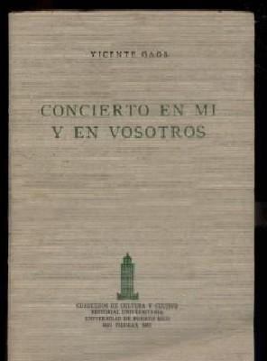 CONCIERTO EN MÍ Y EN VOSOTROS